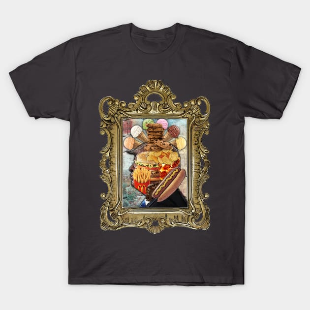 A Portrait of Junk Food T-Shirt by DevanGill